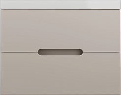 Style Line Тумба под раковину Матис 80 подвесная крем – фотография-1